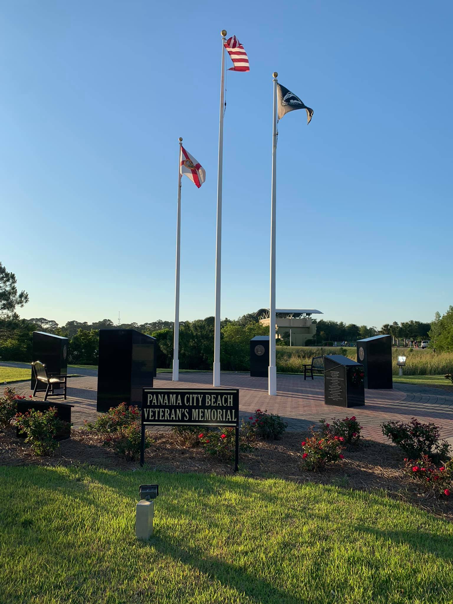 Veteran's Memorial new placement