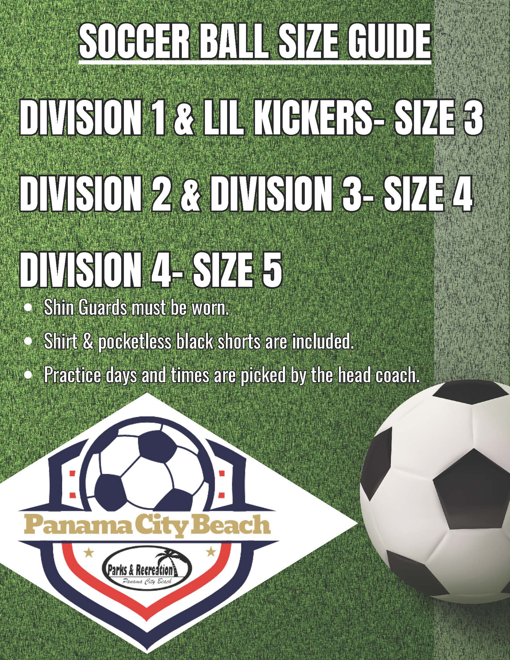 Soccer Ball Size Guide 2024