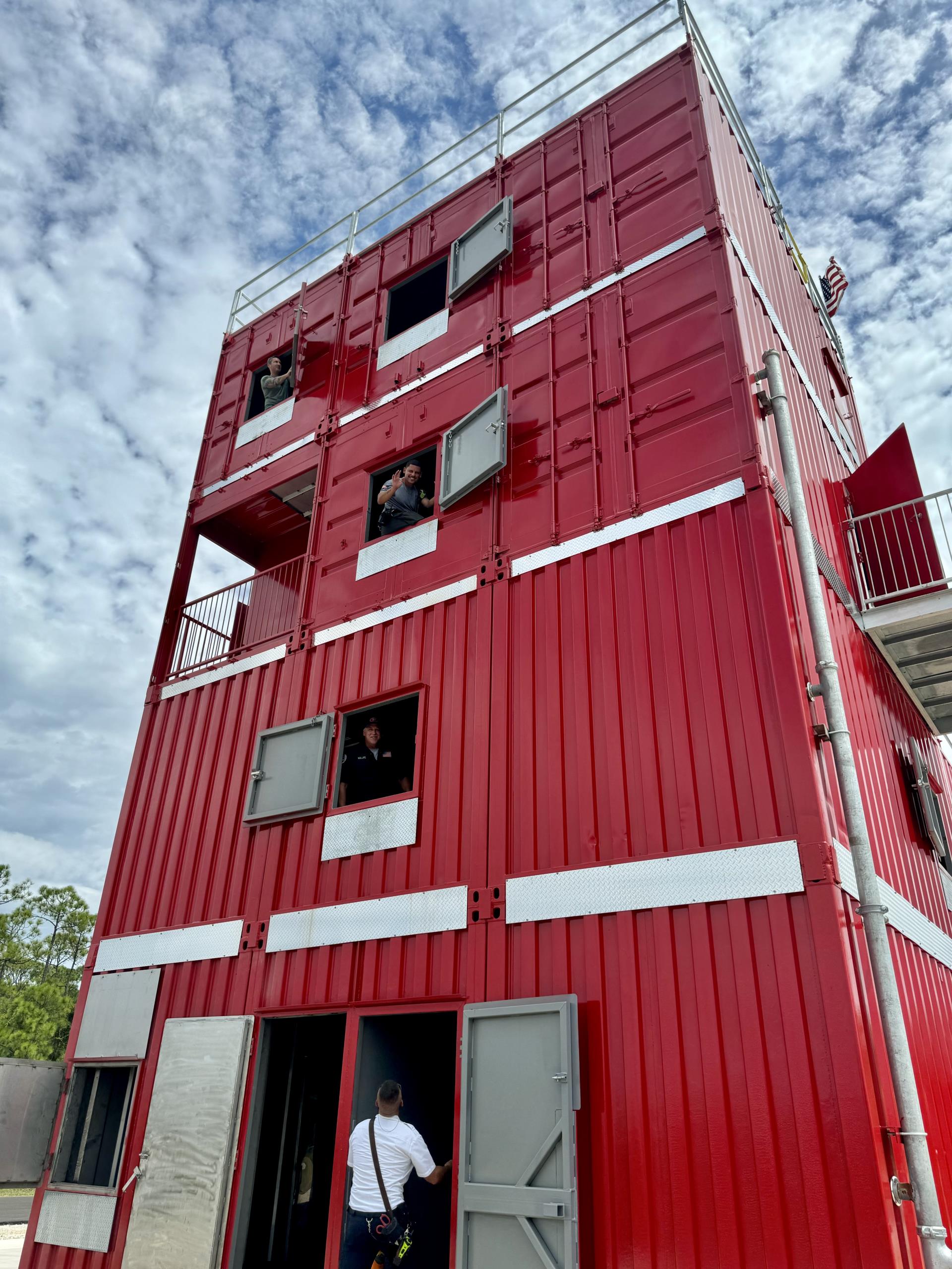 Firefighter Training Tower Opening